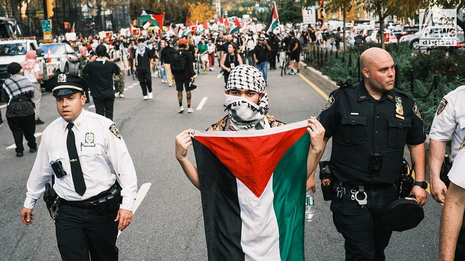 Pro-Palestinian demonstraters in New York City