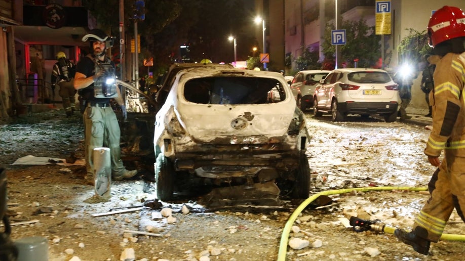 Missile damage Tel Aviv