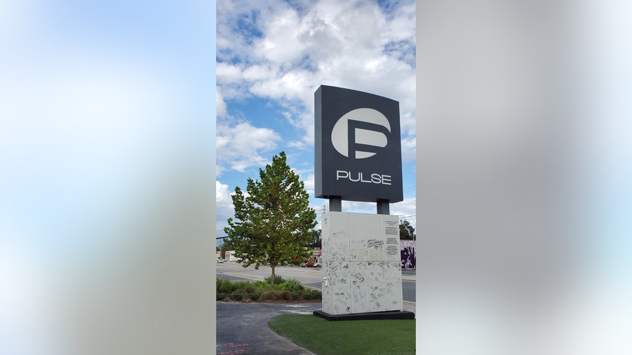 Pulse Nightclub white board sign