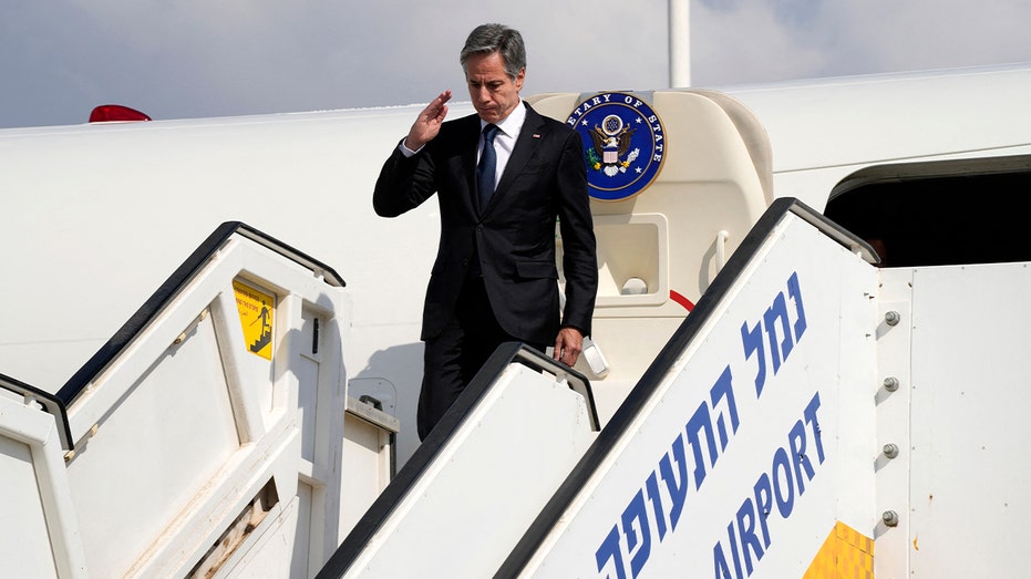 Secretary of State Blinken arrives in Israel in show of solidarity following Hamas terrorist attacks