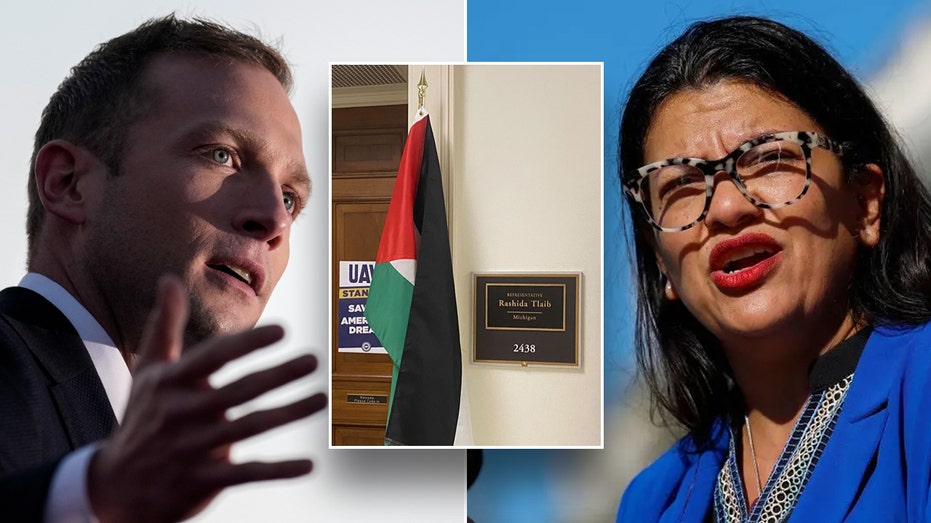 GOP lawmaker seeks curb on non-US flags in Congress after Tlaib office pictured with Palestinian banner