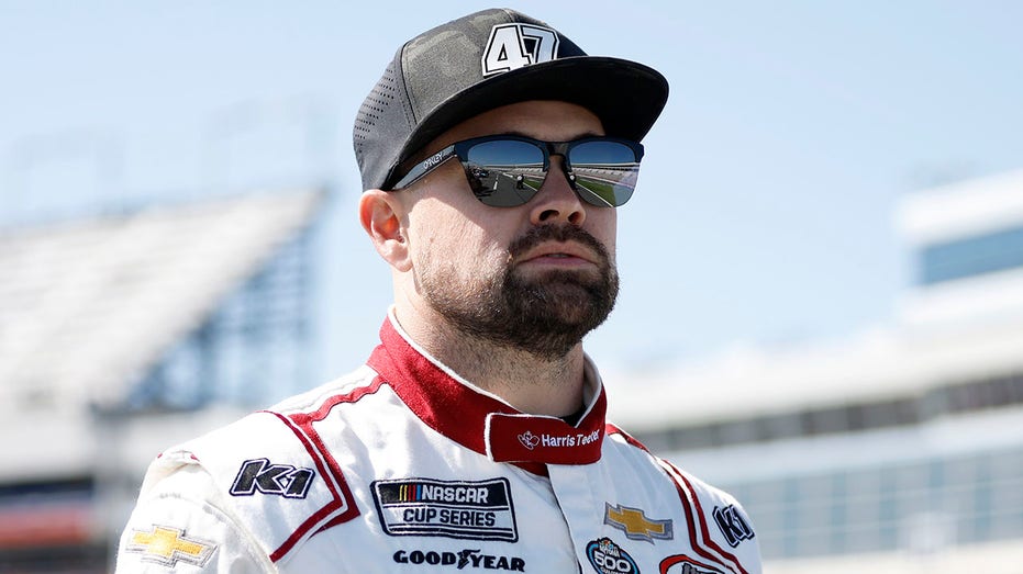 NASCAR driver Ricky Stenhouse Jr flees as car fills with smoke