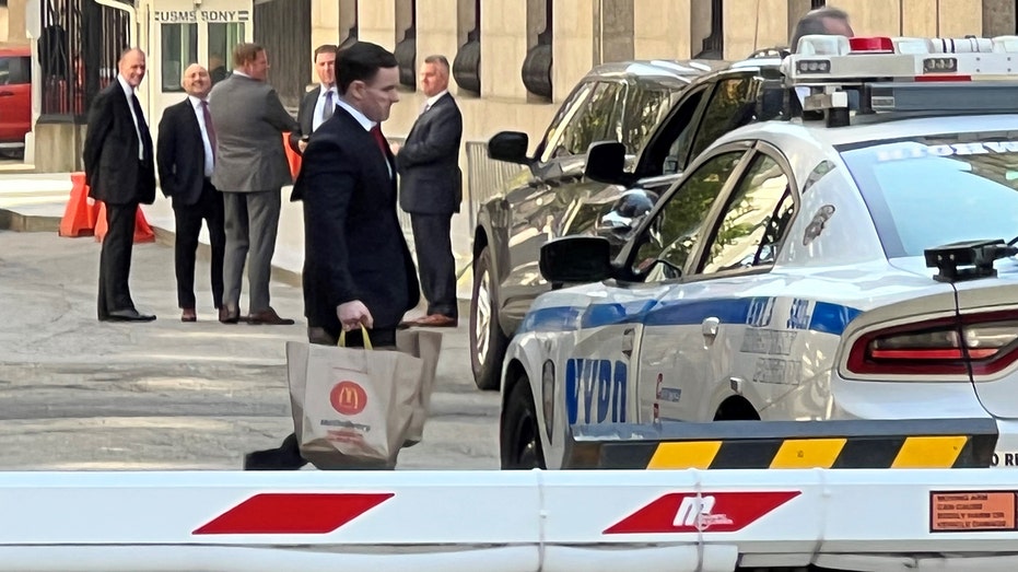 Staff delivers at least 6 ‘yuge’ bags of McDonald’s to Trump trial in Manhattan