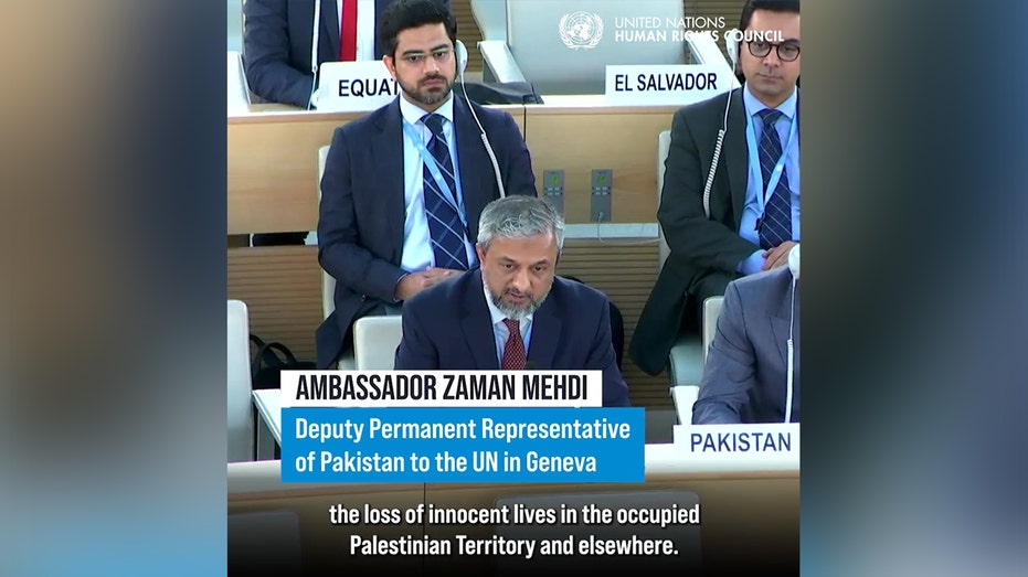 Pakistan’s UN Human Rights Council member fails to honor Israelis murdered by Hamas in moment of silence