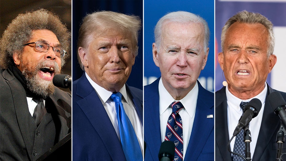 New poll: Tight race between Trump, Biden with RFK, Cornel West independent bids threatening both candidacies