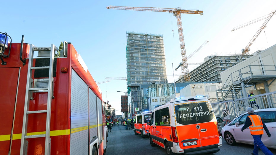 4 construction workers reported dead in Germany after 8-story scaffolding collapse