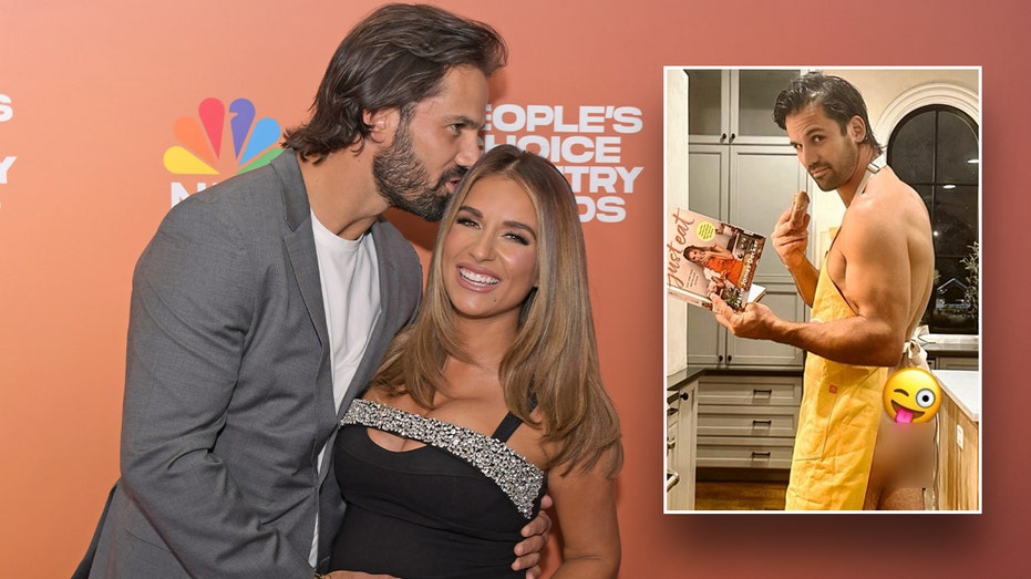 Jessie James Decker’s fans go wild over cheeky photo of NFL husband Eric Decker to promote cookbook