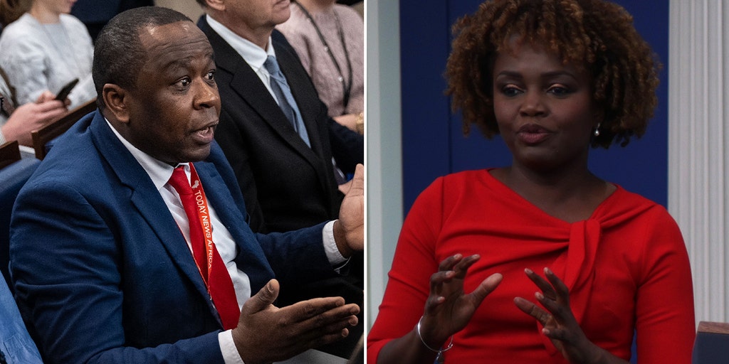 WATCH: Karine Jean-Pierre abruptly ends White House press briefing, leaves when pressed by African reporter - Vimarsana News