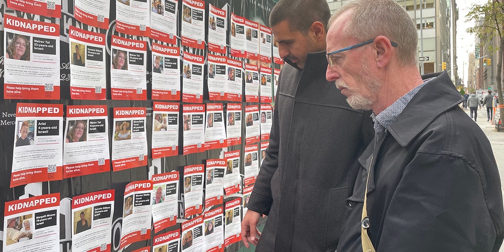 Woman vandalizes Israeli hostage posters right in front of captives' own family in New York City - Vimarsana News