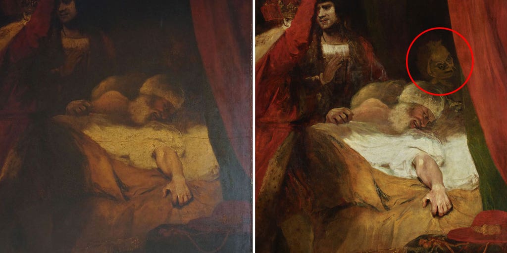 1831年 THE DEVIL'S WALK LANDSEER Devil-like figure' lost in time uncovered in 230-year-old