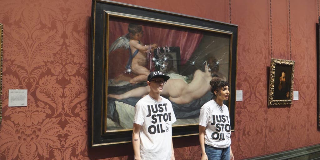 Climate activists take hammers to famous painting in London museum - Vimarsana News