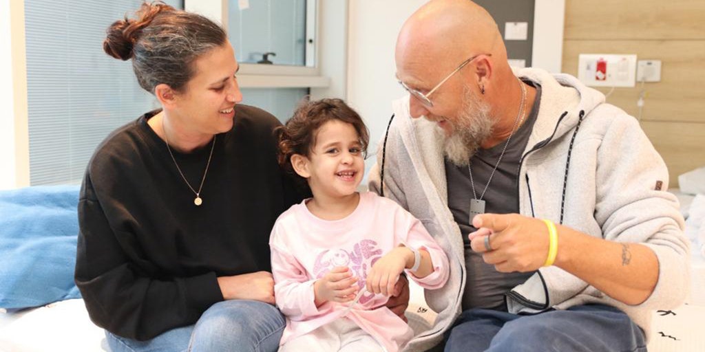New images of Avigail Idan show released 4-year-old US citizen smiling, reunited with family members - Vimarsana News