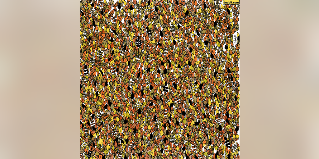 Brain teaser: Can you find four mice and four mushrooms? - Vimarsana News