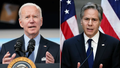 President Joe Biden and Secretary of State Antony Blinken split image