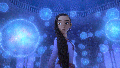 This image released by Disney shows Asha, voiced by Ariana DeBose, in a scene from the animated film "Wish."
