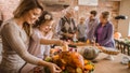 Happy mother and her little daughter making final preparation of roasted turkey for dinner with their family. - Fox News