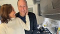 Vice President Kamala Harris faced criticism on social media after sharing a post of her and second husband Doug Emhoff posing next to a gas stove on Thanksgiving.