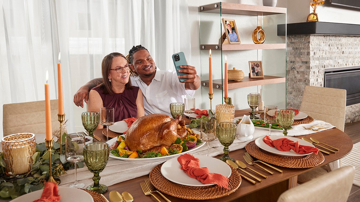 Wanda Dench and Jamal Hinton Thanksgiving