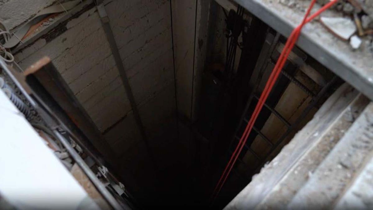 Rantisis Hospital tunnel shaft