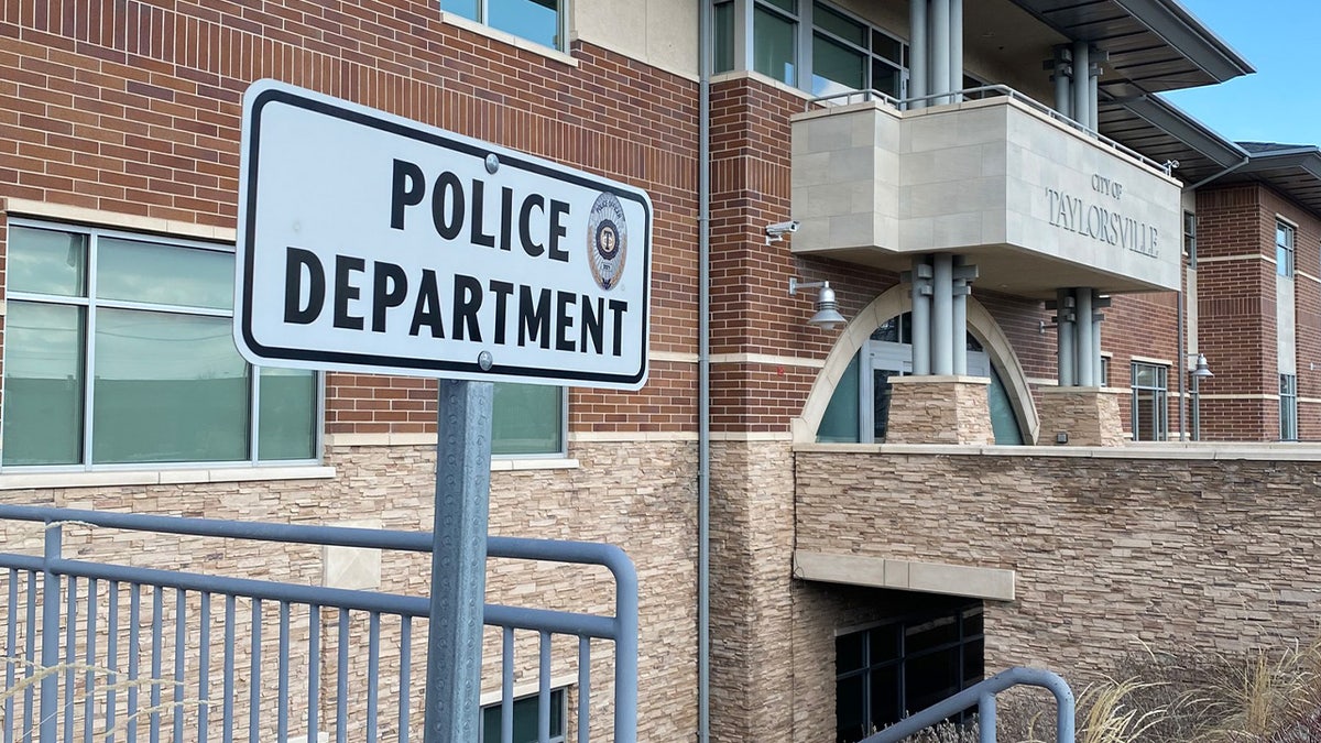 Taylorsville Police Department outside of the department