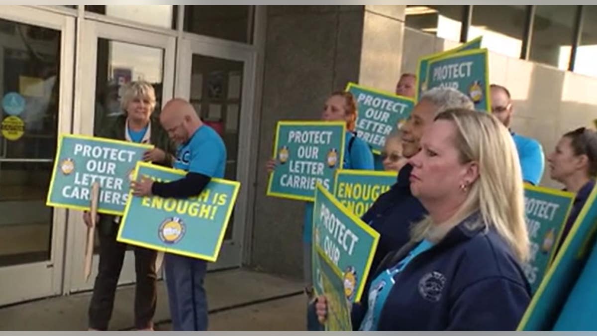 National Association of Letter Carriers rally in Detroit