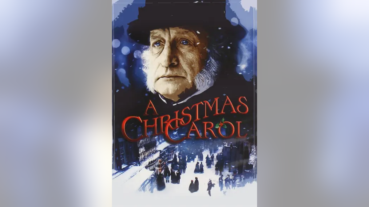 Poster of A Christmas Carol with Ebenezer Scrooge