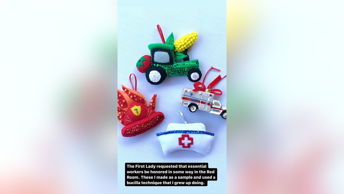 Essential worker ornaments