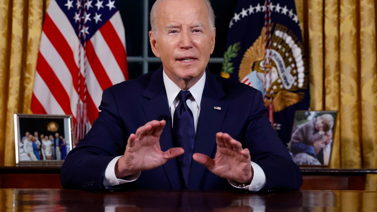 Biden speaks from Oval Office