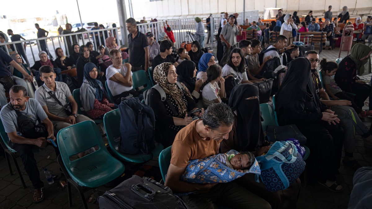 Foreign passport holders trying to leave Gaza