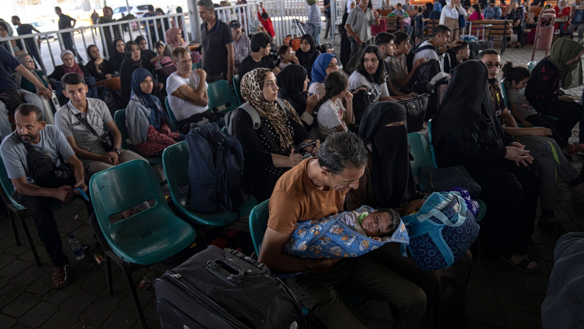 Foreign passport holders trying to leave Gaza