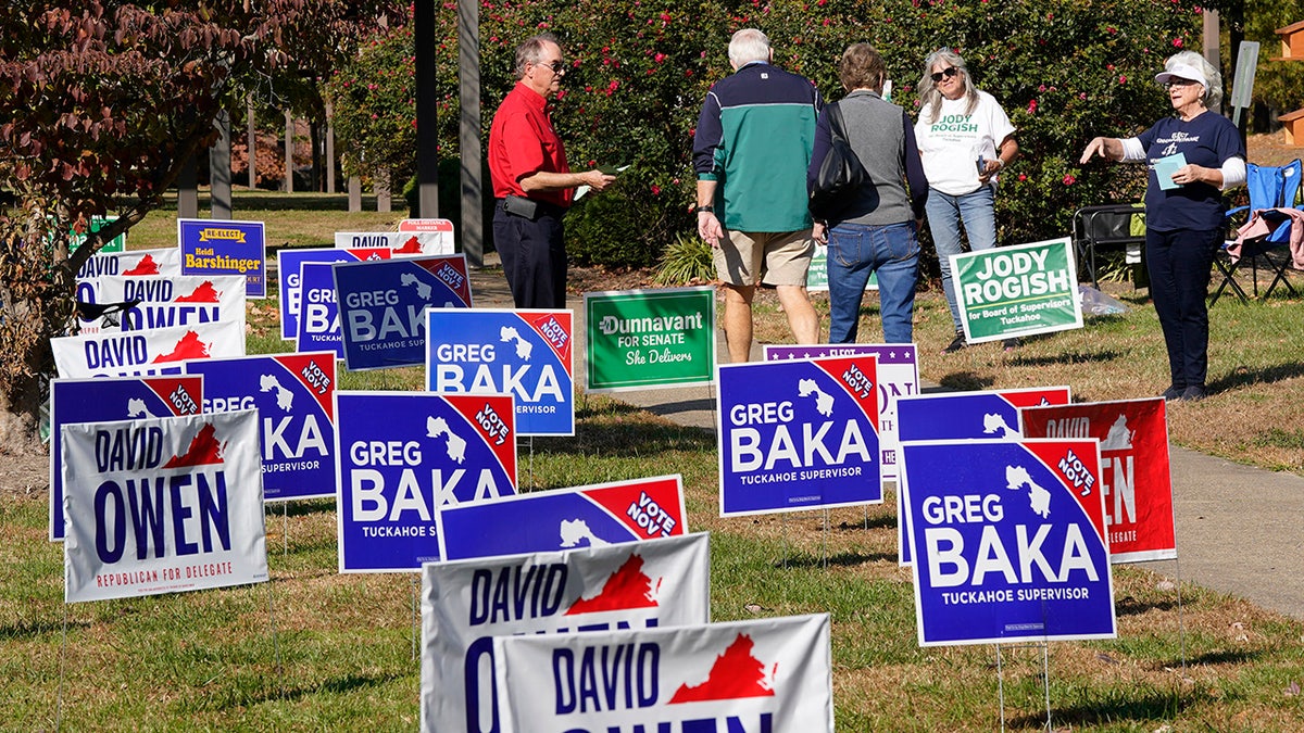 Virginia election signs