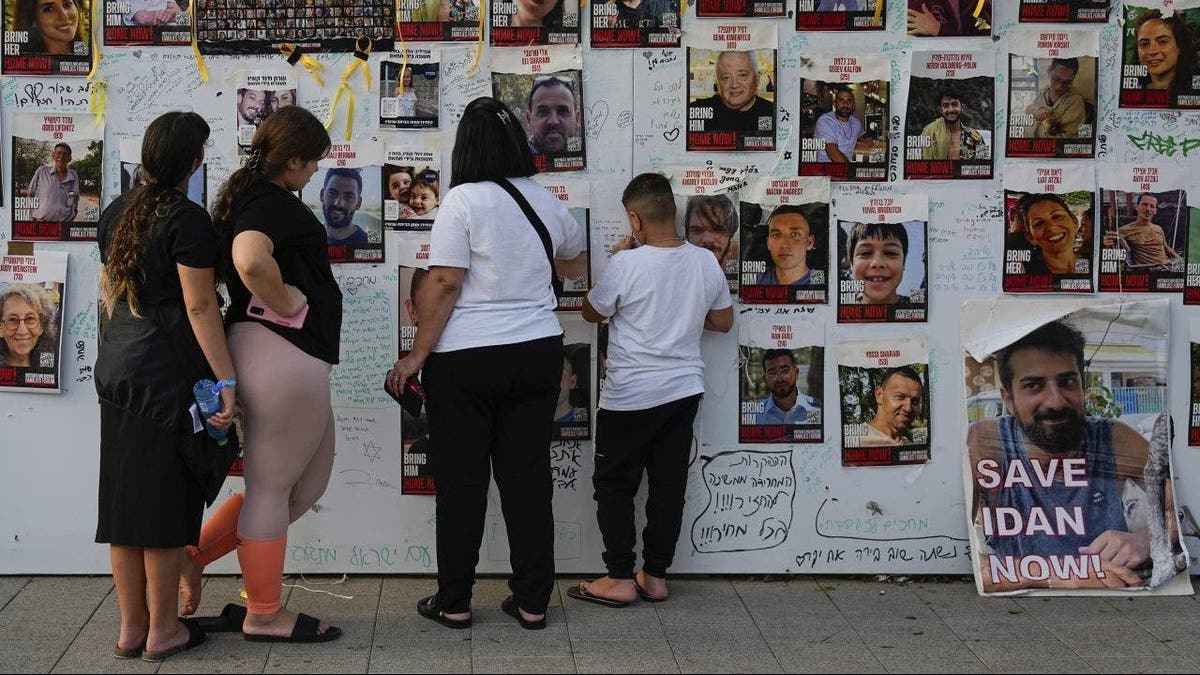 Israel hostages poster