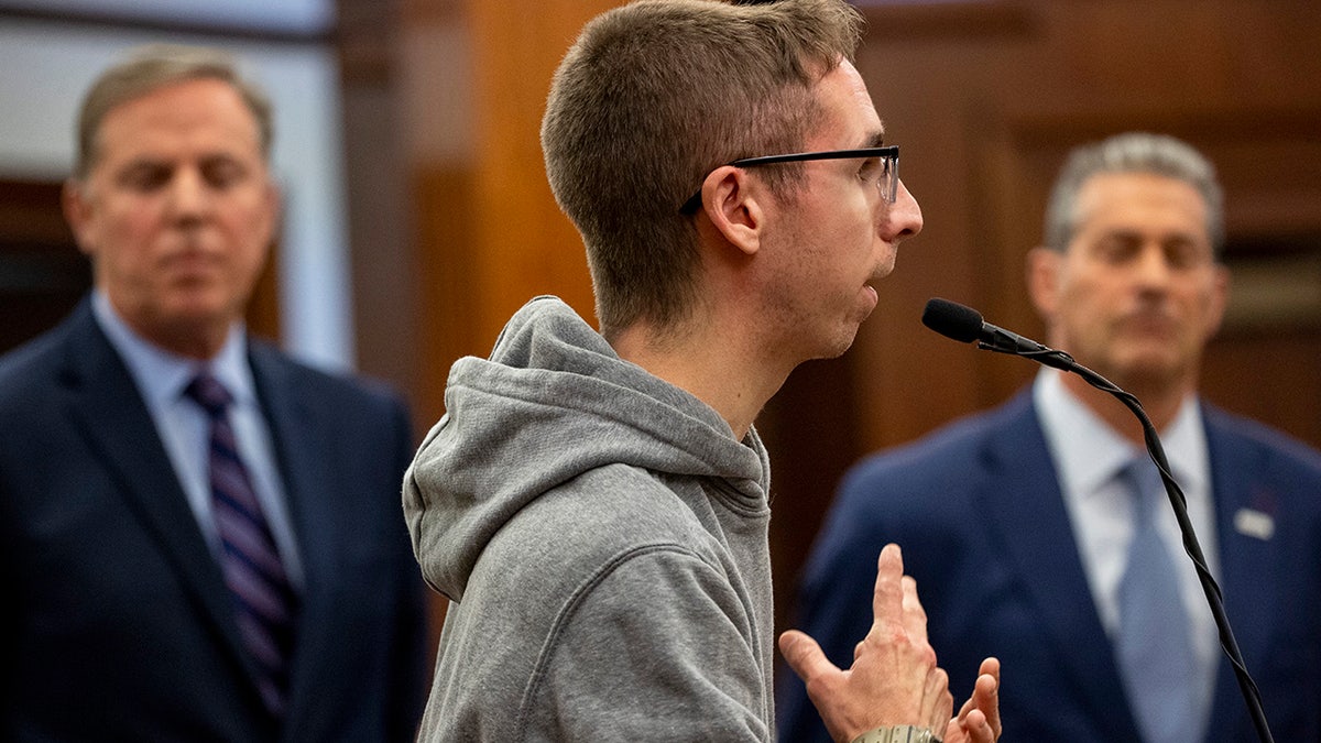 Victim Tony Satterfield addresses the court during Alex Murdaugh's sentencing