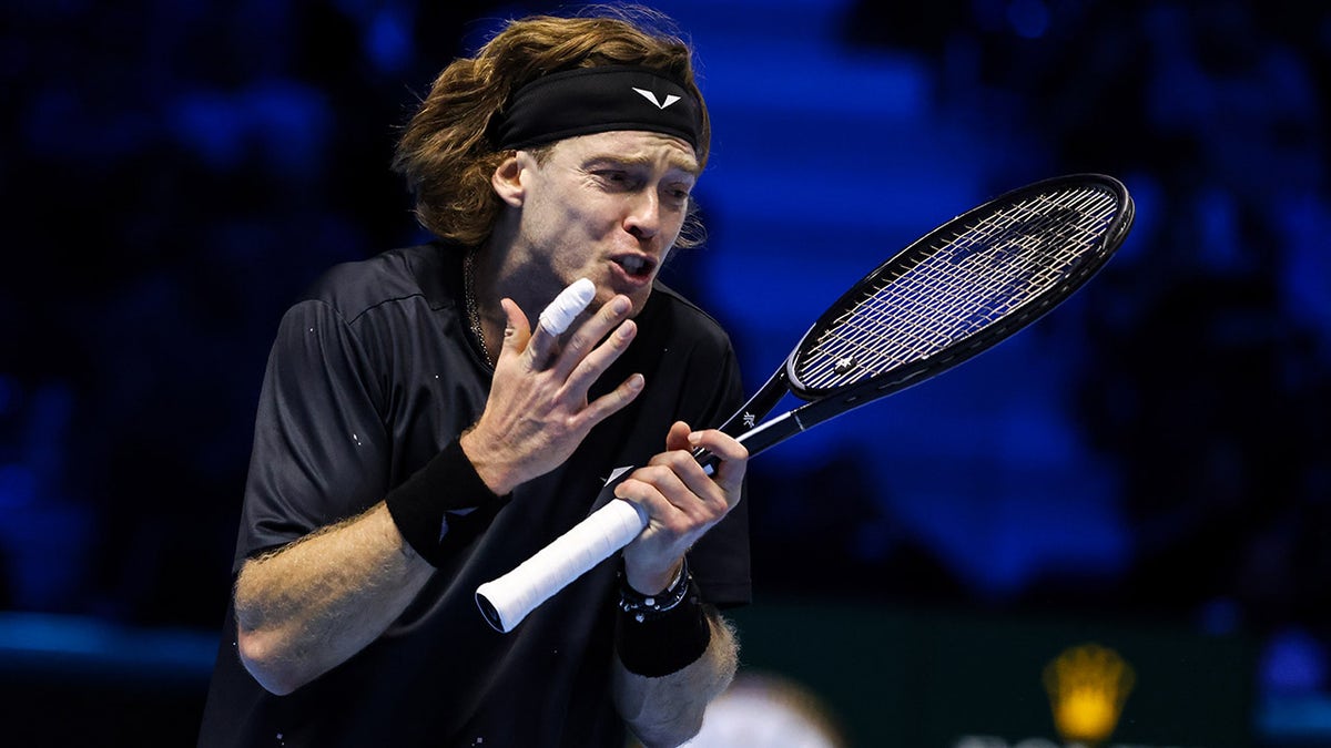 Tennis Star Andrey Rublev Bleeds After Wild Meltdown In Loss To Carlos ...