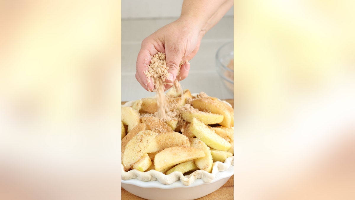 Apple crumb pie Thanksgiving