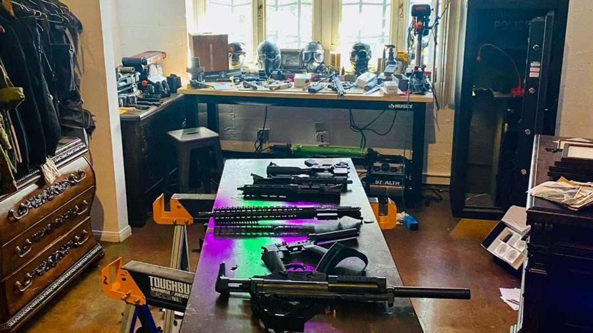 Guns found in LA apartment on Sunday