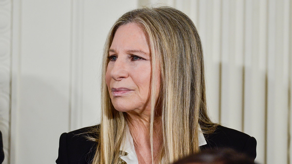 Close up of Barbra Streisand
