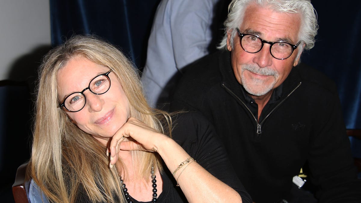 Barbra Streisand and James Brolin smiling together