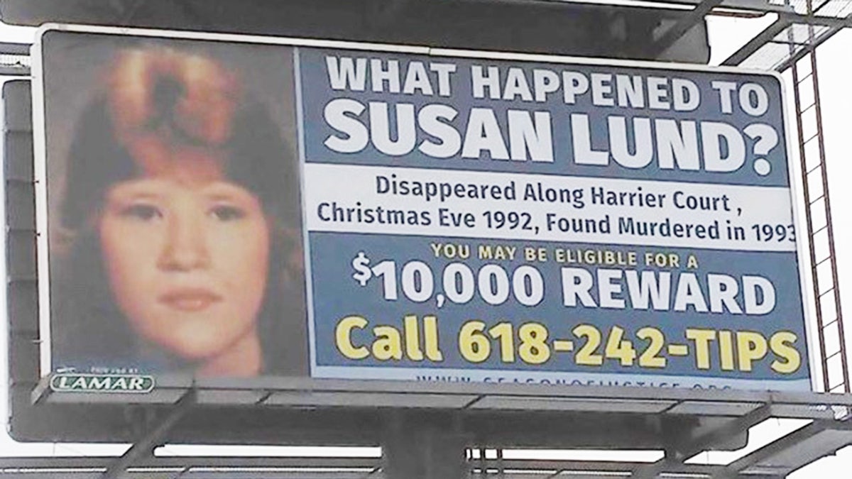 Billboard for Susan Lunds disappearance