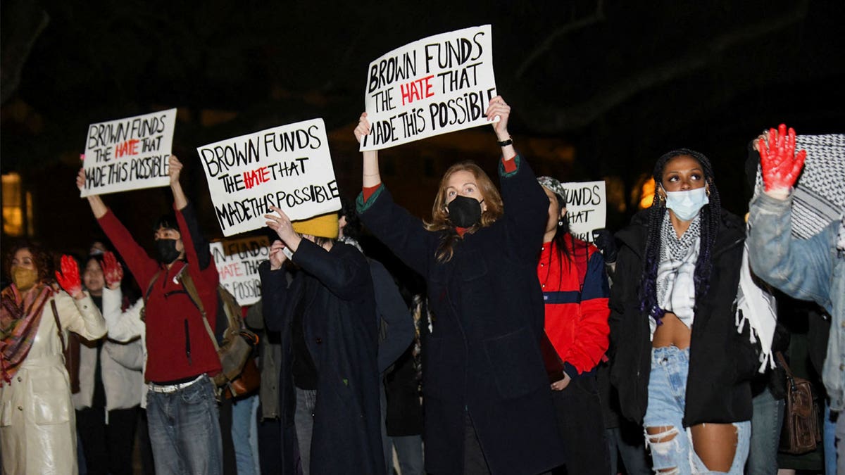 Brown University protesters