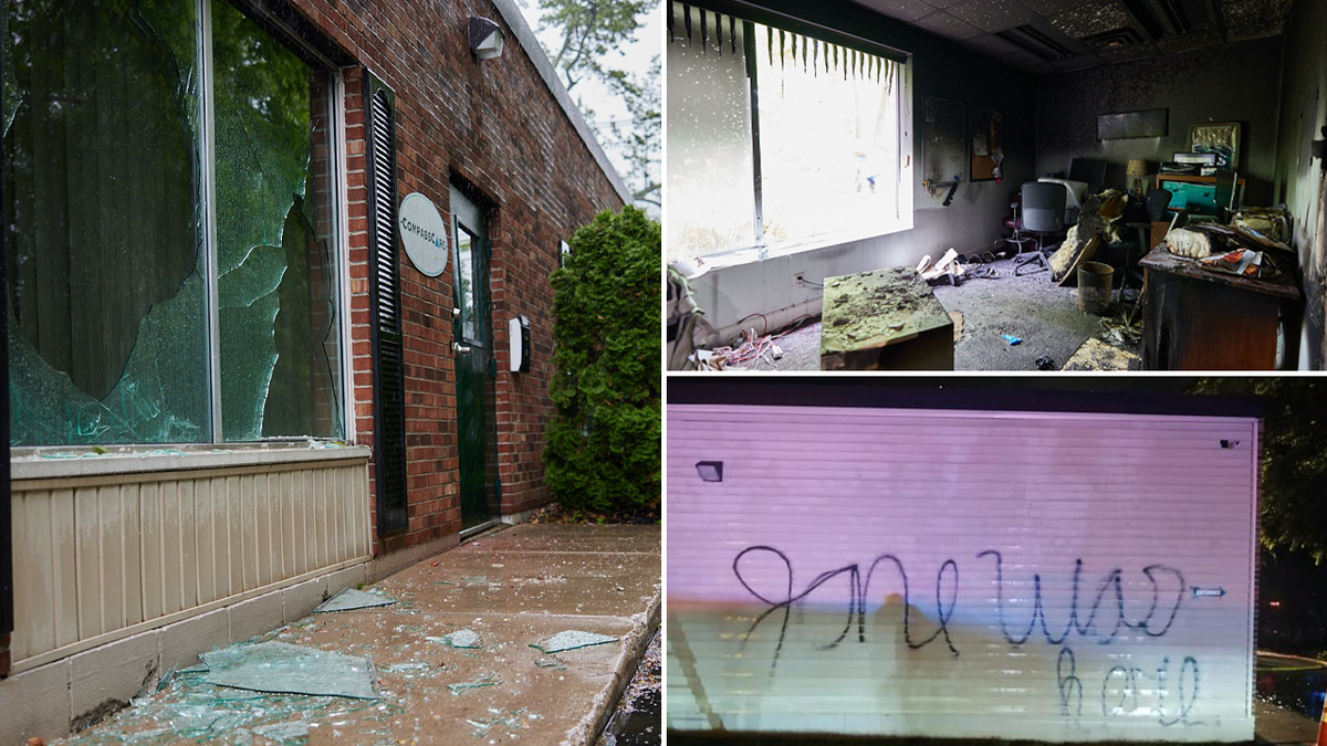 CompassCare property vandalized