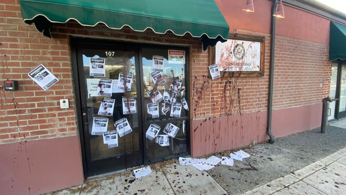 Congressman David Valadao's Hanford, CA office vandalized