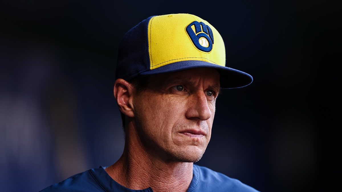 Brewers owner throws shade at Craig Counsell same day sign with former manager’s name found vandalized at park 2 Craig Counsell looks on field