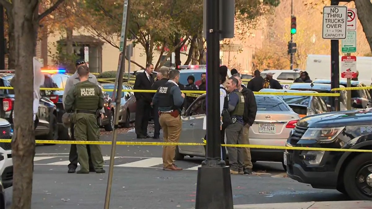 us park police officer shooting northwest dc crime scene