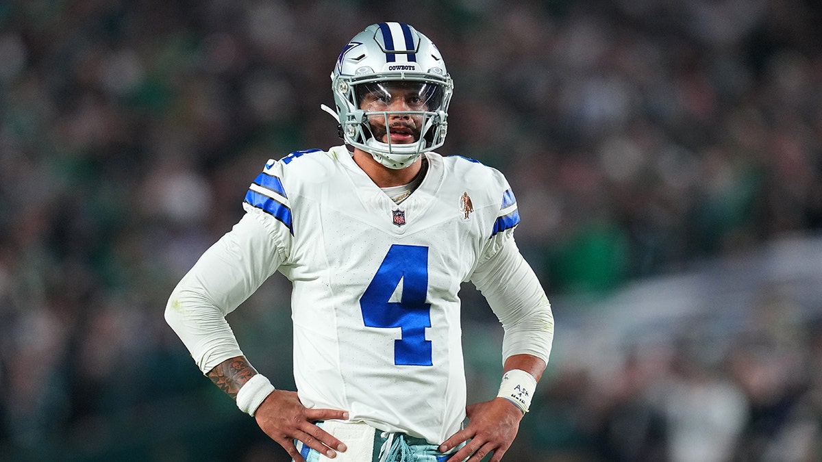 Dak Prescott hands on hip