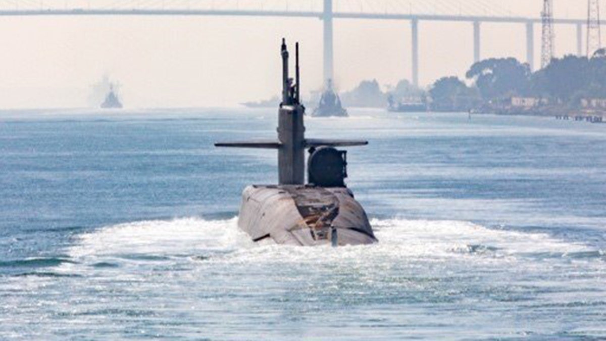 A naval submarine