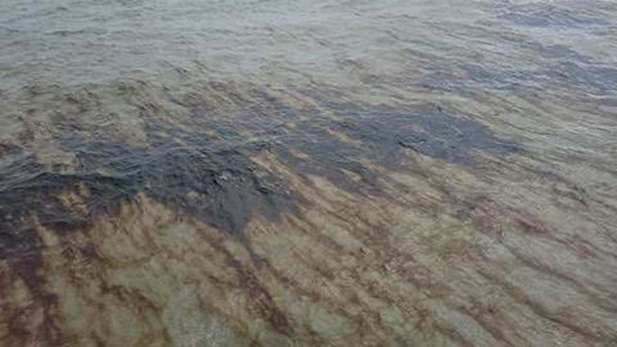 Oil spill off coast of Louisiana