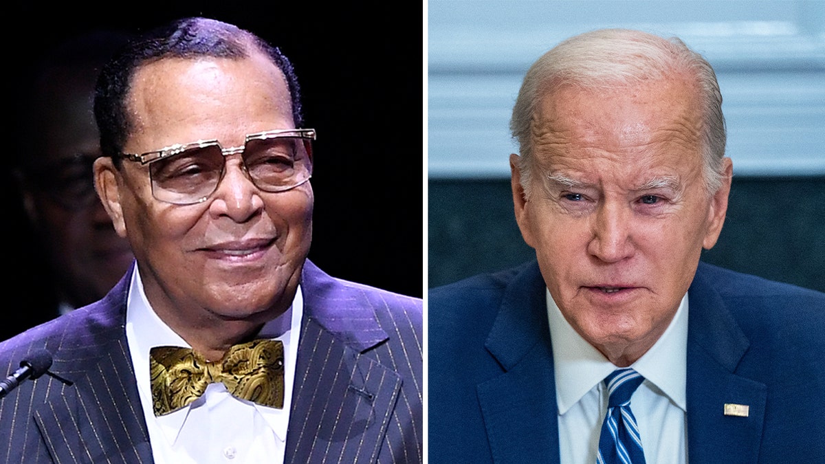 Farrakhan and biden 