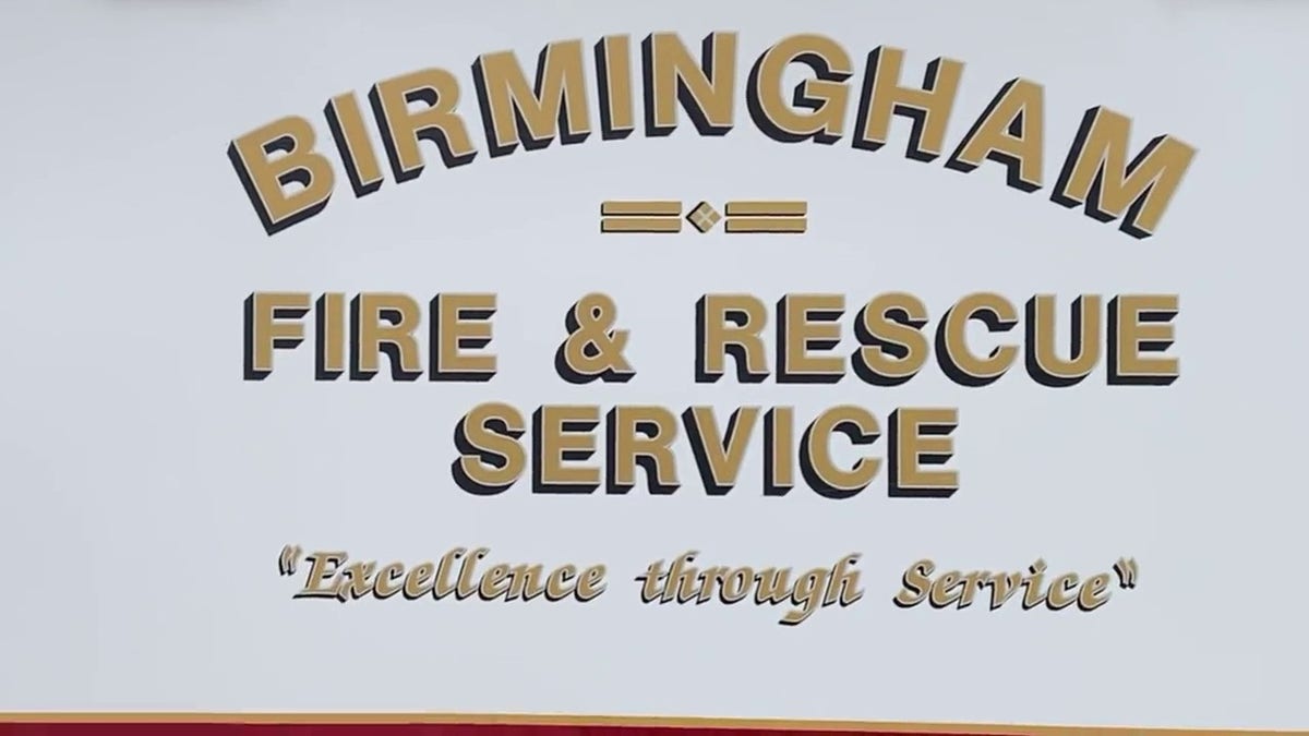 Sign for Birmingham Fire and Rescue Services