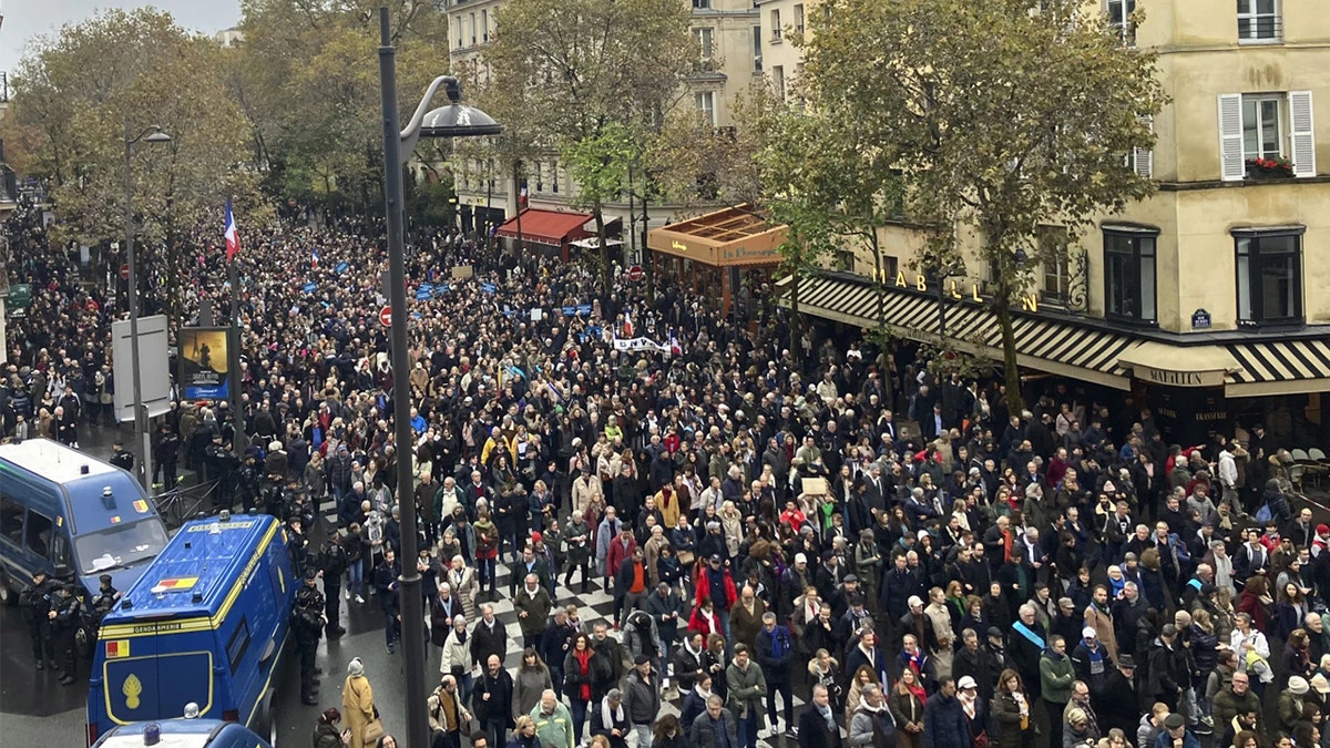 Paris protest against antisemitism
